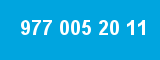977 005 20 11 977 005 20 11